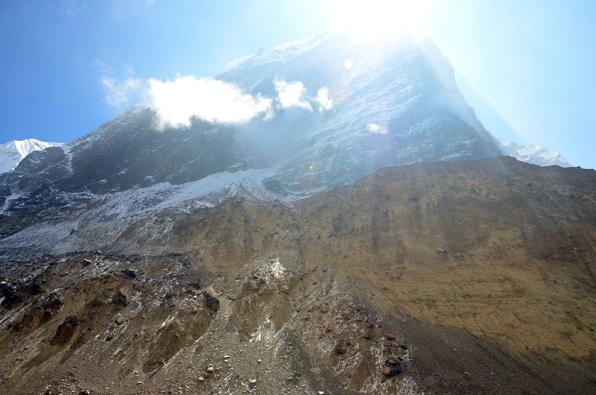 16 Dhaulagiri Northwest Shoulder From Chhonbardan Glacier Near Glacier Camp 4211m Around Dhaulagiri 